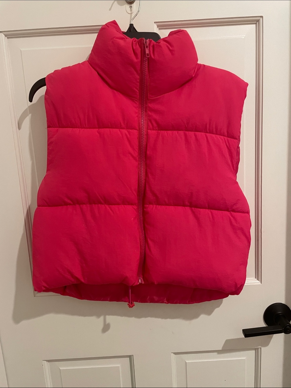 Puffer Vest - Bright Pink